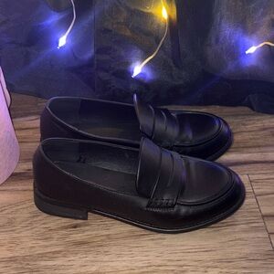 Ardene Black Classic Penny Loafers for Men